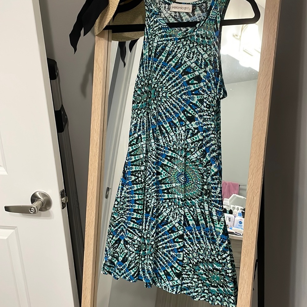 Really beautiful design and comfy dress size small